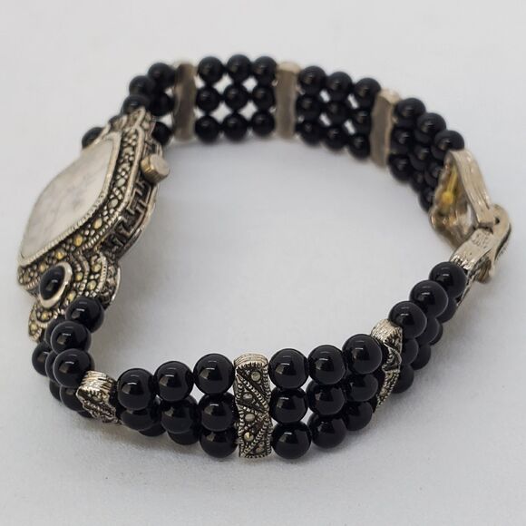 Main Line Time Watch Women 22MM Gray Dial Multicolor Band 6.5" New Battery - Picture 4 of 9